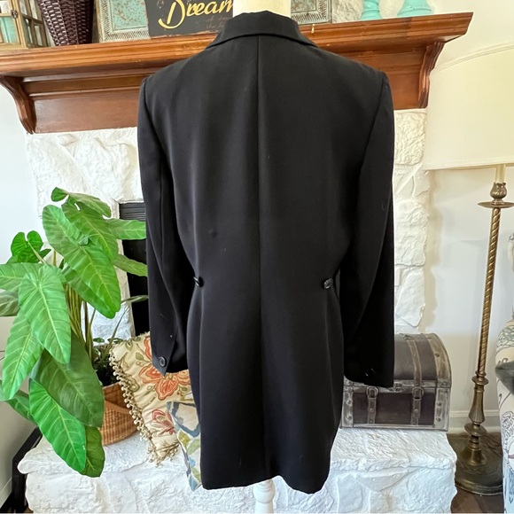 INC INTERNATIONAL CONCEPTS Black Women's Long Blazer Jacket Size 12P - Picture 4 of 7